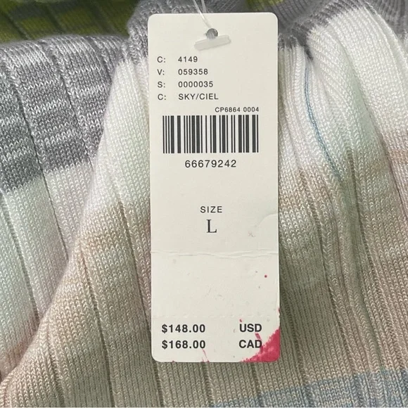 Anthropologie Daily Practice Tuvalu Sleeveless Sweater Dress Stripe Size Large - Picture 5 of 8